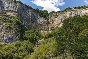Waterfall Skaklya near village of Zasele, Balkan Mountains, Bulgaria