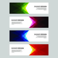 Vector Abstract design banner web template