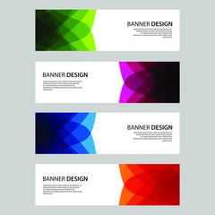 Fototapeta premium Vector Abstract design banner web template