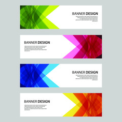 Fototapeta premium Vector Abstract design banner web template