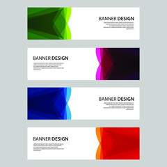 Vector Abstract design banner web template