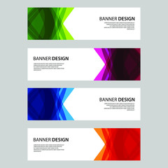 Fototapeta premium Vector Abstract design banner web template