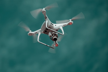 uav drone copter flying