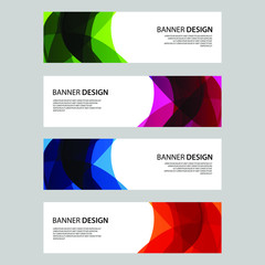 Vector Abstract design banner web template