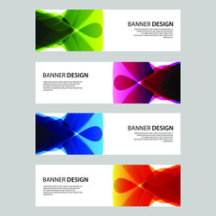 Vector Abstract design banner web template