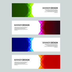 Vector Abstract design banner web template