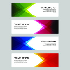Vector Abstract design banner web template
