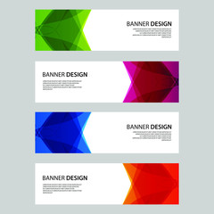 Vector Abstract design banner web template