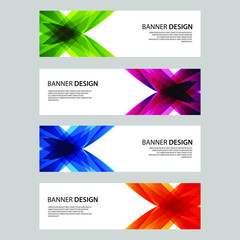Fototapeta premium Vector Abstract design banner web template