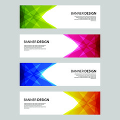 Fototapeta premium Vector Abstract design banner web template