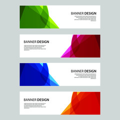 Fototapeta premium Vector Abstract design banner web template