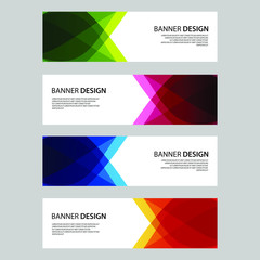 Vector Abstract design banner web template