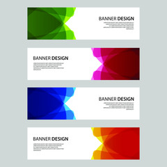 Vector Abstract design banner web template
