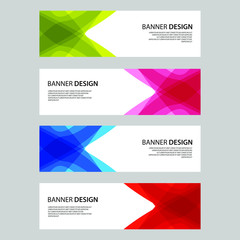 Vector Abstract design banner web template