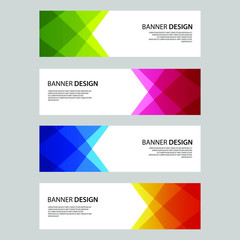 Vector Abstract design banner web template