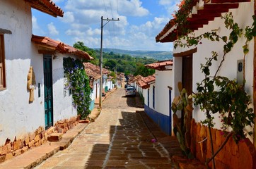 Obraz premium Barichara, hermoso pueblo de Colombia