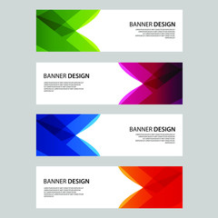 Fototapeta premium Vector Abstract design banner web template