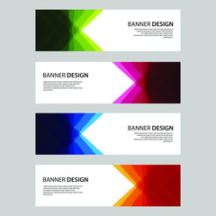 Vector Abstract design banner web template