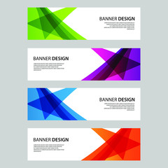 Fototapeta premium Vector Abstract design banner web template