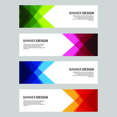Vector Abstract design banner web template