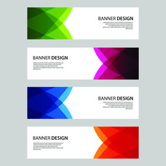 Vector Abstract design banner web template