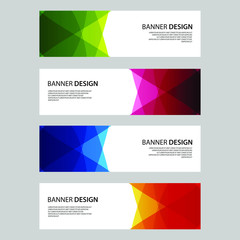 Vector Abstract design banner web template