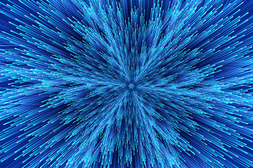 Obraz premium Glowing lines constitute the future of science and technology background