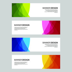 Vector Abstract design banner web template