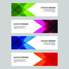 Fototapeta premium Vector Abstract design banner web template