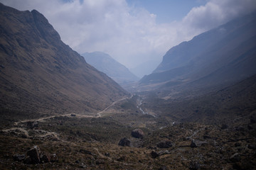 Fototapeta premium view of mountains