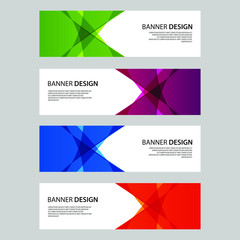 Vector Abstract design banner web template