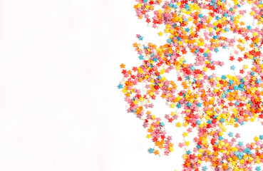 Asterisks background New Year holiday stars texture