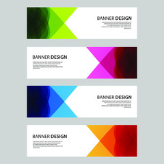 Fototapeta premium Vector Abstract design banner web template