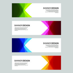 Fototapeta premium Vector Abstract design banner web template