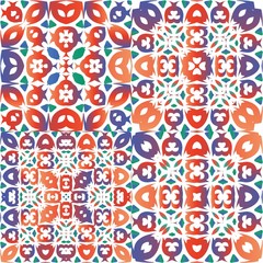 Decorative color ceramic talavera tiles.