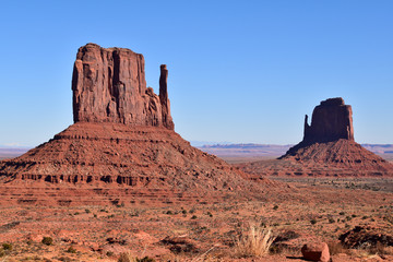 Fototapeta premium Unique landscapes in Monument Valley tribal park