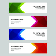 Vector Abstract design banner web template