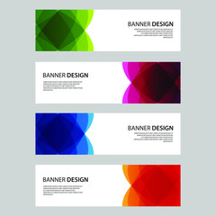 Fototapeta premium Vector Abstract design banner web template