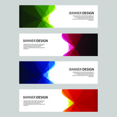 Vector Abstract design banner web template