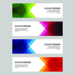 Fototapeta premium Vector Abstract design banner web template
