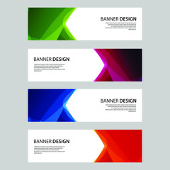 Fototapeta premium Vector Abstract design banner web template