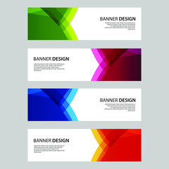 Vector Abstract design banner web template