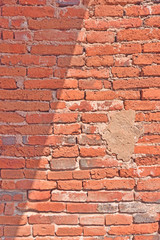 Background of old vintage brick wall