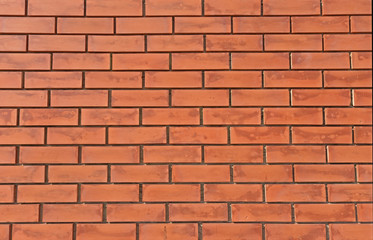 Modern red brick wall texture for background