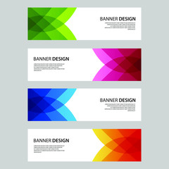 Vector Abstract design banner web template