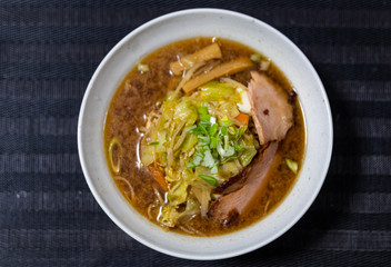 家庭調理のラーメン