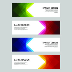 Vector Abstract design banner web template
