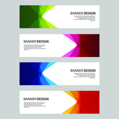 Fototapeta premium Vector Abstract design banner web template