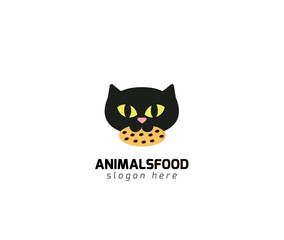 Animal food cat logo