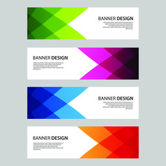 Vector Abstract design banner web template